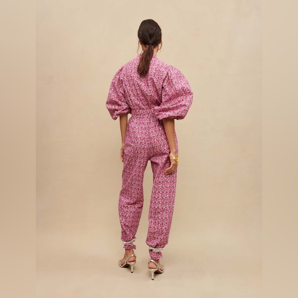 Maje
Pyad Cotton Floral Print Eyelet Jumpsuit - Picture 2 of 12